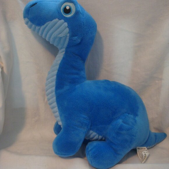 Kellytoy Blue Brontosaurus Dinosaur Plush Toy 12" - Picture 1 of 6